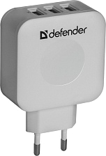 Сетевой адаптер Defender UPA-30 3 порта USB, 5V / 4A.