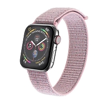 Ремешок HOCO WB06 Tortuous для APPLE Watch 42 - 44 мм, сетчатый, застежка, цвет розовый.