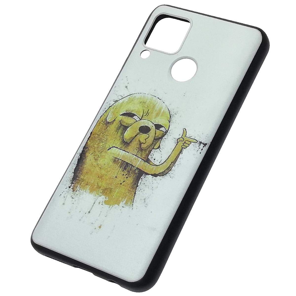 Чехол накладка для Realme C15, силикон, рисунок пес Джейк