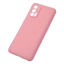 Чехол накладка SOFT TOUCH для Realme GT Neo 8, силикон, матовый, цвет розовый