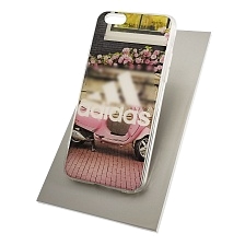 Чехол накладка для APPLE iPhone 6, 6S, силикон, рисунок adidas.