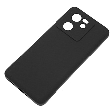 Чехол накладка Silicon Cover для XIAOMI 13T, XIAOMI 13T Pro, защита камеры, силикон, бархат, цвет черный