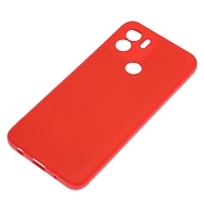 Чехол накладка NANO для Redmi A1 Plus, Redmi A2 Plus, POCO C51, силикон, бархат, цвет красный