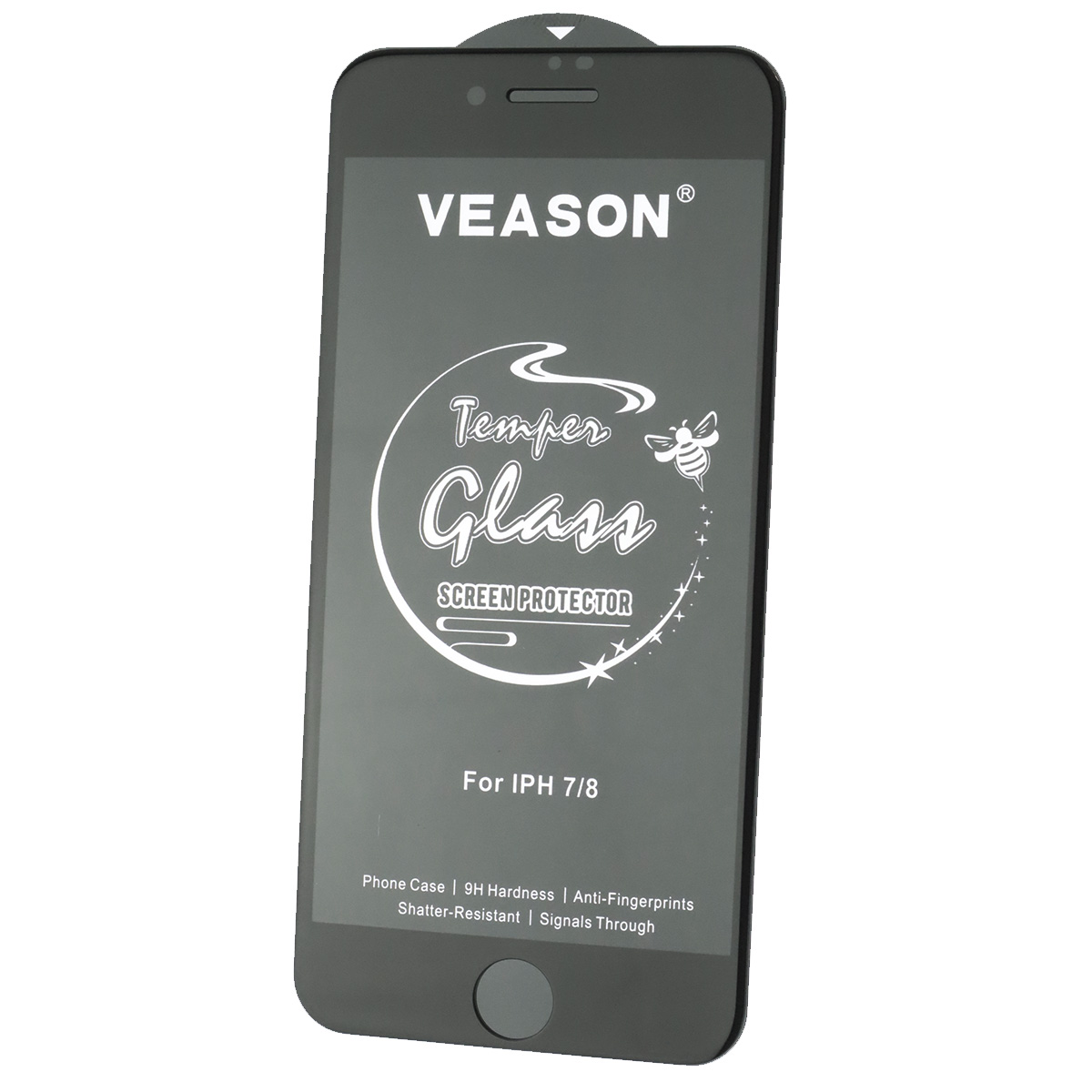 Защитное стекло VEASON для APPLE iPhone 7, iPhone 8, цвет окантовки черный