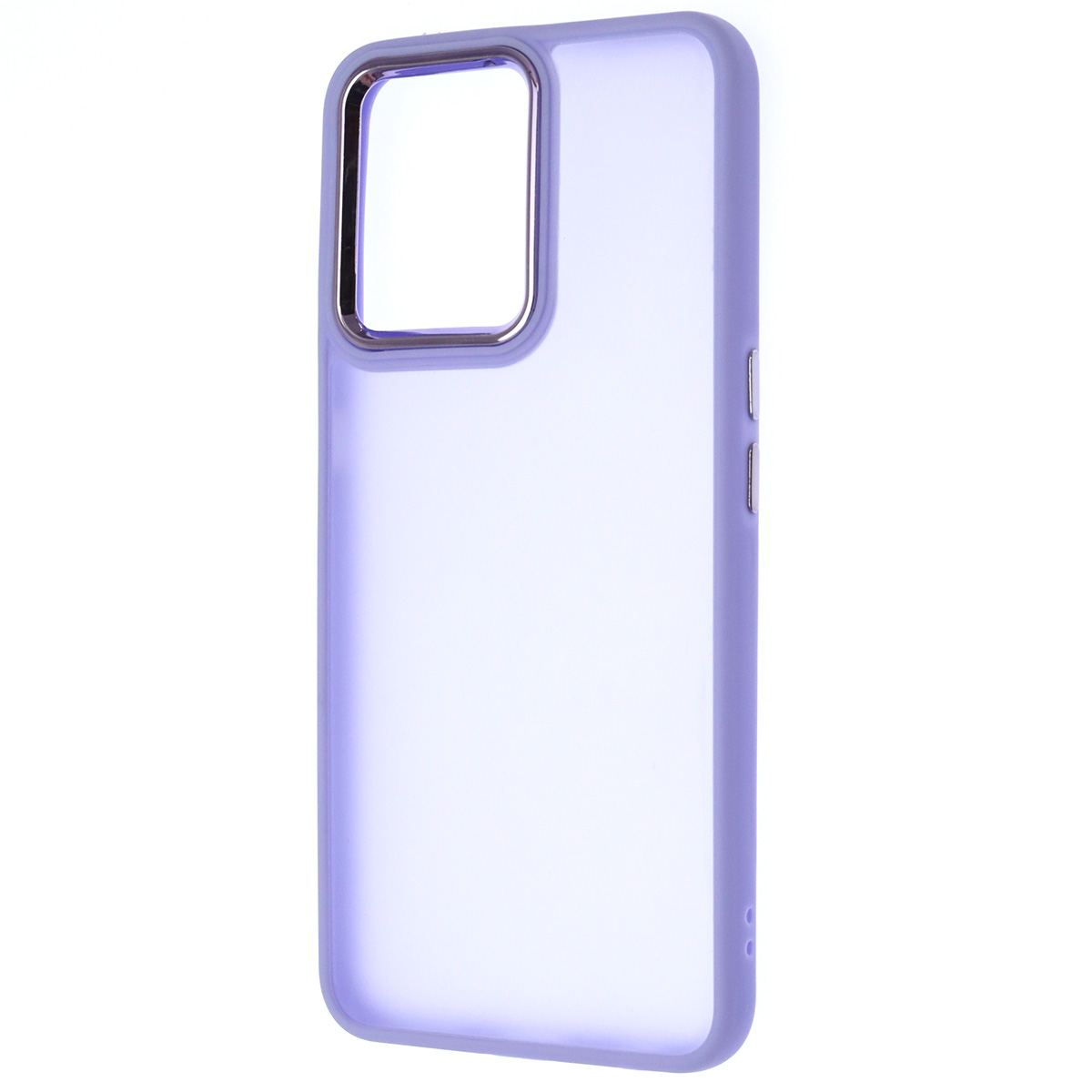 Чехол накладка для Realme 9 4G, силикон, пластик, цвет окантовки сиреневый