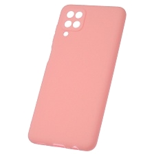 Чехол накладка Soft Touch для SAMSUNG Galaxy A12 5G, силикон, цвет розовый