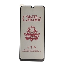 Защитное стекло Ceramic, Антишпион для SAMSUNG Galaxy A50 (SM-A505), матовое, цвет окантовки черный Защитное стекло Ceramic, Антишпион для SAMSUNG Galaxy A50 (SM-A505), матовое, цвет окантовки черный