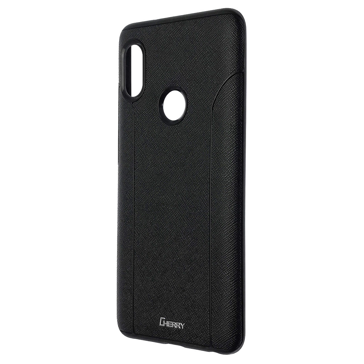 Чехол накладка Cherry II для XIAOMI Redmi Note 5, Note 5 Pro, силикон, цвет черный.