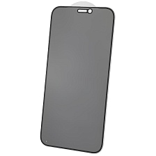 Защитное стекло Антишпион для APPLE iPhone 12 mini (5.4"), цвет окантовки черный Защитное стекло Антишпион для APPLE iPhone 12 mini (5.4"), цвет окантовки черный