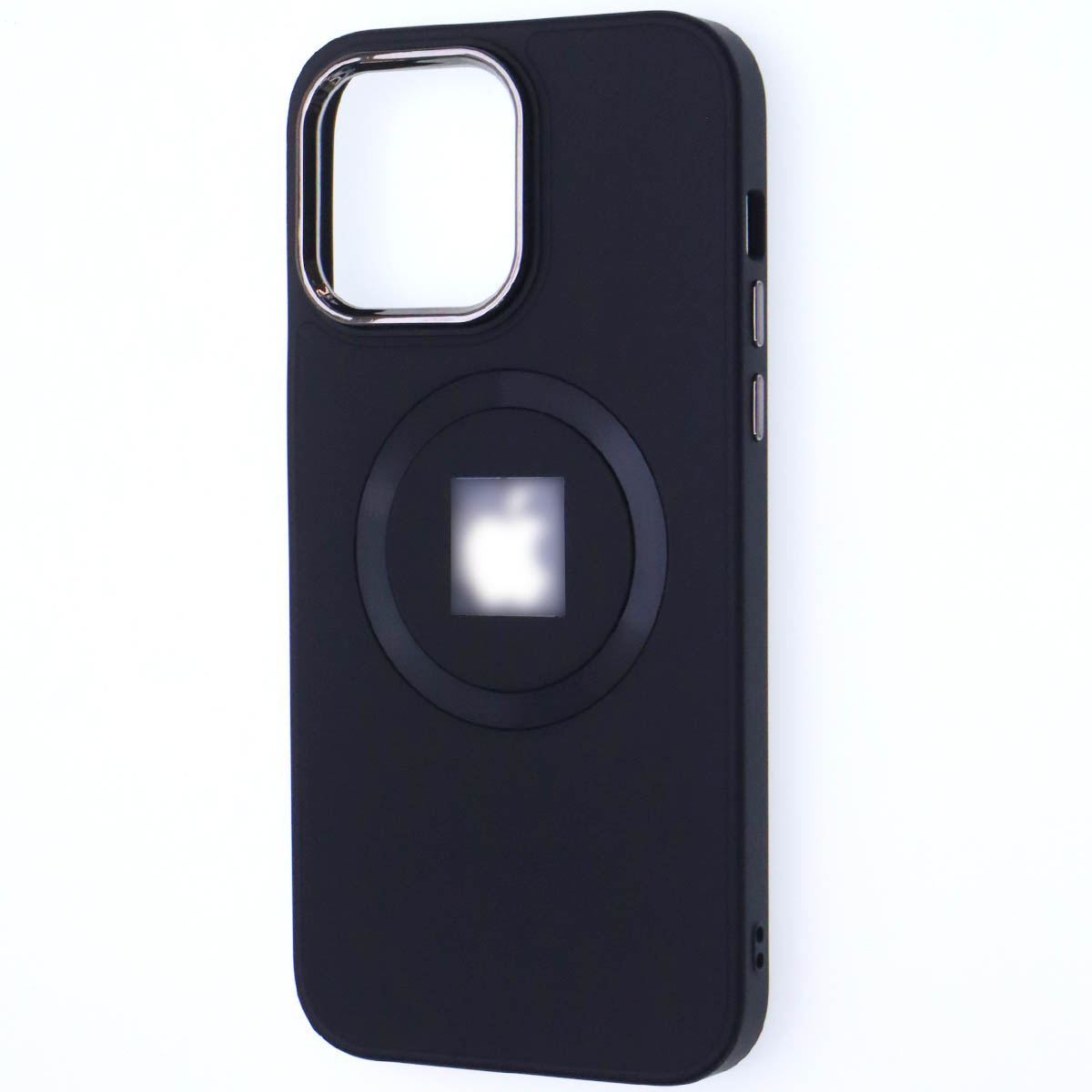 Чехол накладка с поддержкой MagSafe для APPLE iPhone 14 Pro Max (6.7"), силикон, пластик, цвет черный