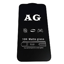 Защитное стекло AG Full Glue для APPLE iPhone 12 Pro Max (6.7"), матовое, цвет окантовки черный