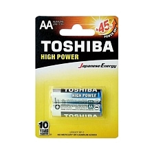 Батарейка TOSHIBA HIGH POWER LR6 AA BL2 Alkaline 1.5V