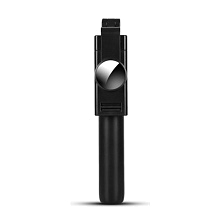 Держатель телескопический, монопод, селфи палка K10 Bluetooth, с пультом, цвет черный