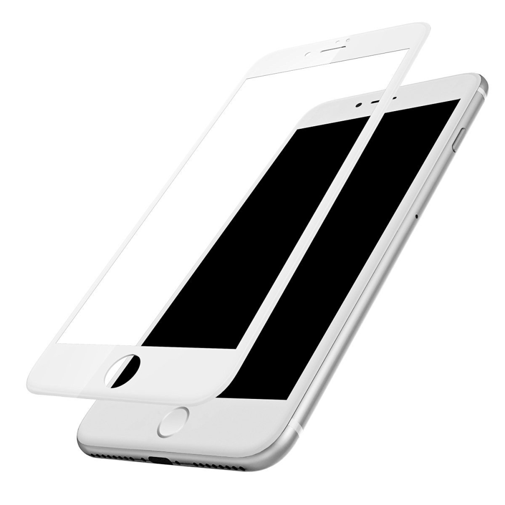 AMC закален.cтеклo 3D anti-blue soft edge /мягкий край/противоуд/Apple для iPhone 7 белый.