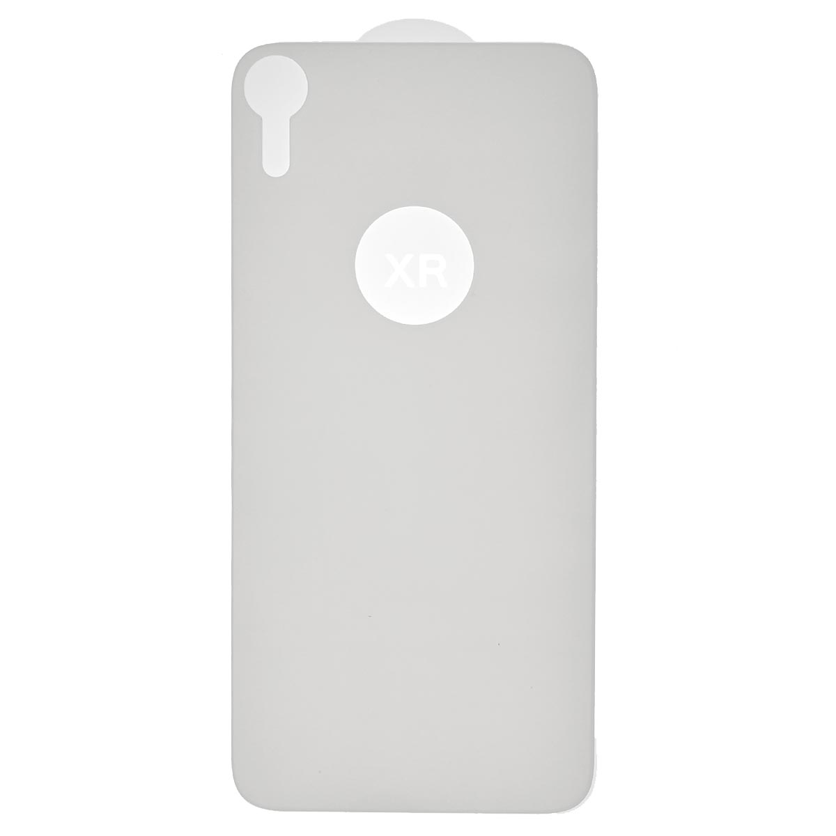 Защитное стекло для APPLE iPhone XR, на заднюю сторону, цвет белый