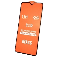Защитное стекло 21D для HUAWEI Honor 9A, Y6P, цвет окантовки черный