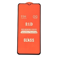 Защитное стекло 21D GLASS FULL GLUE для SAMSUNG Galaxy A22S (SM-A226), цвет окантовки черный