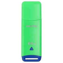 Флешка USB 2.0 64GB SMARTBUY Easy, цвет зеленый