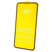 Защитное стекло 9D для APPLE iPhone XR, iPhone 11, цвет окантовки черный