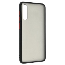 Чехол накладка SKIN SHELL для SAMSUNG Galaxy A50 (SM-A505), A30s (SM-A307), A50s (SM-A507), силикон, пластик, цвет окантовки черный