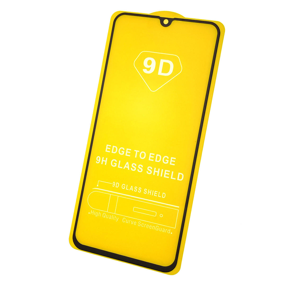 Защитное стекло 9D Full Glue для SAMSUNG Galaxy A70 (SM-A705), A70s (SM-A707), XIAOMI Redmi 9A, Redmi 9C, цвет канта черный