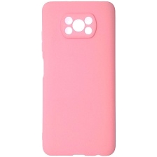 Чехол накладка GPS для XIAOMI POCO X3, POCO X3 Pro, силикон, матовый, цвет розовый