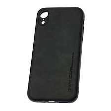Чехол накладка X-LEVEL для APPLE iPhone XR, силикон, под кожу, цвет черный. Чехол накладка X-LEVEL для APPLE iPhone XR, силикон, под кожу, цвет черный.