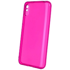 Чехол накладка Clear Case для XIAOMI Redmi 9A, силикон 1.5 мм, защита камеры, цвет фуксия