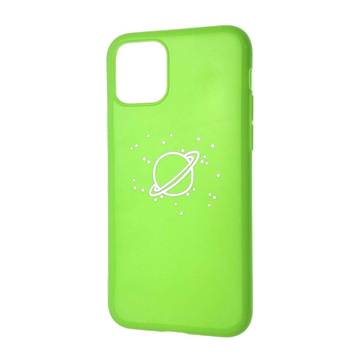 Чехол накладка для APPLE iPhone 11 Pro, силикон, матовый, рисунок Глобус, цвет зеленый.