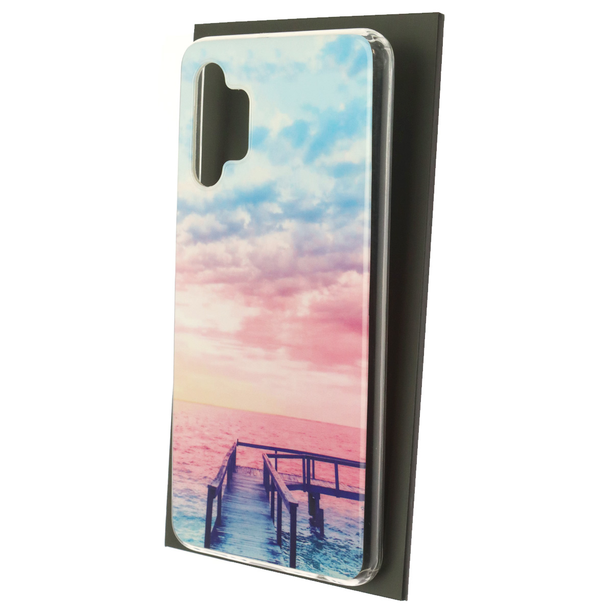 Чехол накладка для SAMSUNG Galaxy A32 4G (SM-A325F), силикон, рисунок утренний рассвет