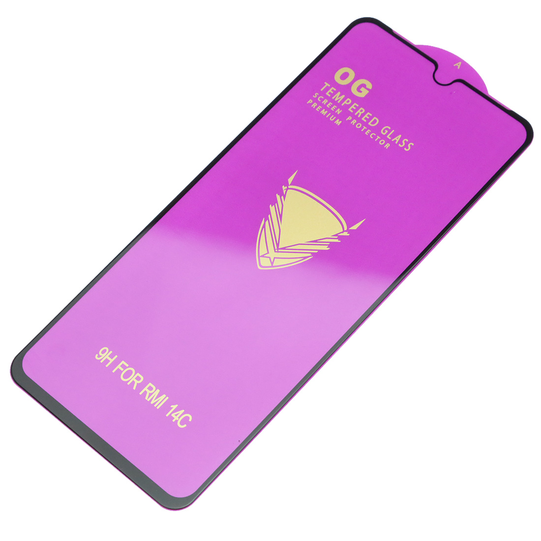 Защитное стекло 9H OG ARMOR для XIAOMI Redmi 14C, Redmi A3 Pro, Redmi A4, Redmi A5, POCO C71, POCO C75, цвет окантовки черный