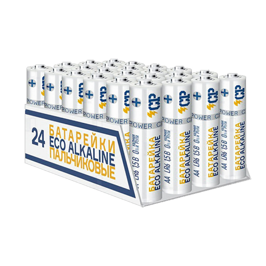 Батарейка CRAZYPOWER Eco LR6 AA BOX24 Alkaline 1.5V
