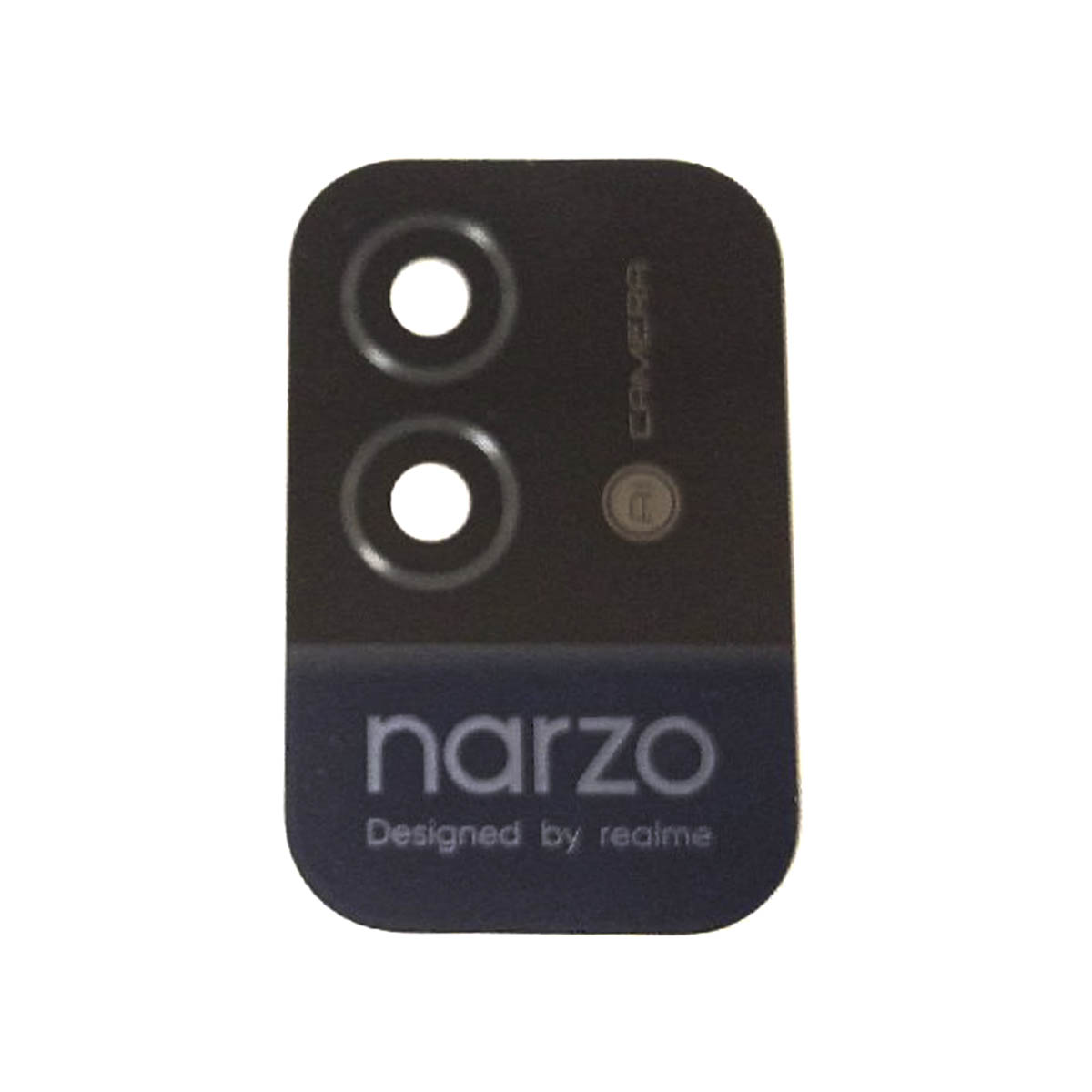 Стекло основной камеры для Realme Narzo 50i, цвет черный