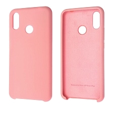 Чехол накладка Silicon Cover для HUAWEI Nova 3i, силикон, бархат, цвет розовый.