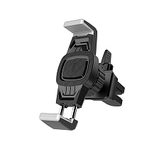Автомобильный держатель HOCO CA38 Platinum sharp для смартфона, цвет черно серый