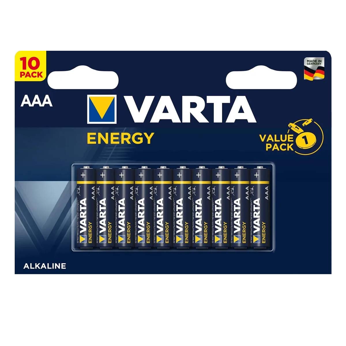 Батарейка VARTA ENERGY LR03 AAA BL10 Alkaline 1.5V (4103)