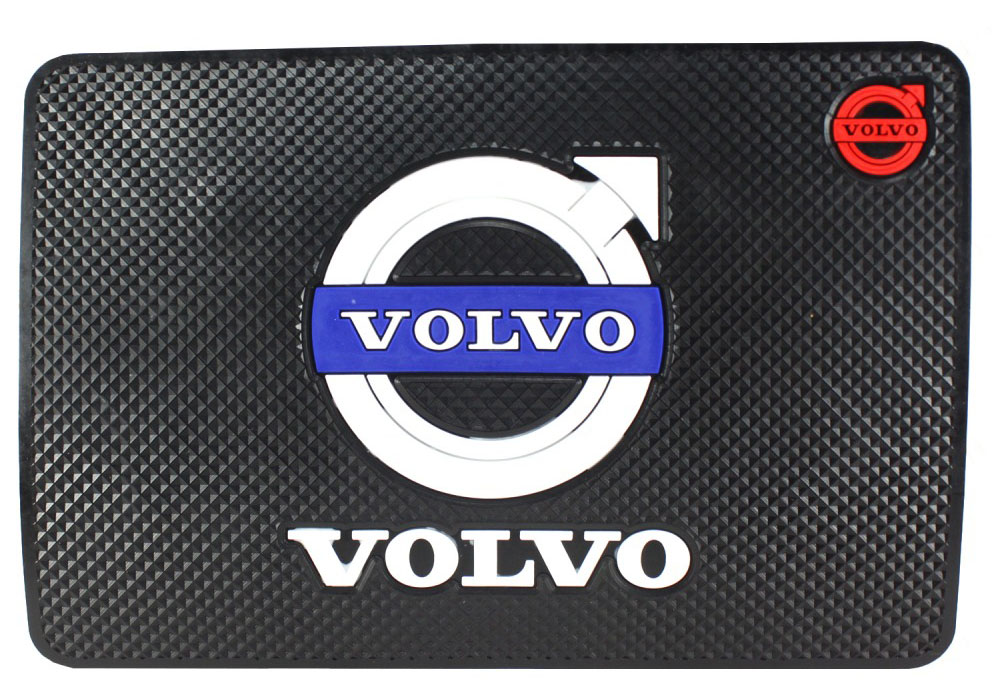Коврик автомобильный для телефонов авто бренды (цвет=volvo).