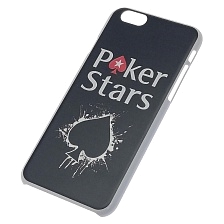 Чехол накладка для APPLE iPhone 6, iPhone 6G, iPhone 6S, пластик, рисунок Poker Stars.