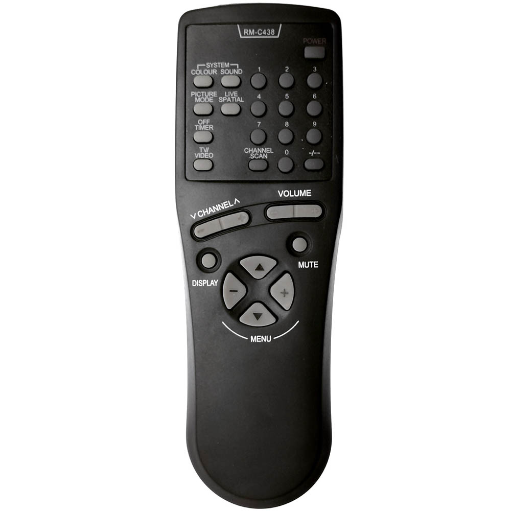 Пульт ДУ для JVC RM-C438 (RM-27) подходит к следующим моделям: AV-1410EE, AV-1411TEE, AV-2110EE, AV-2130EE, AV-2551TEE, AV-2553TEE, AV-2951TEE, AV-K29MX1, AV-K29MX3.