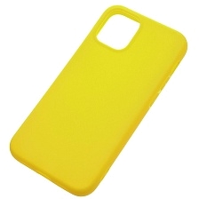 Чехол накладка для APPLE iPhone 12 mini (5.4"), силикон, цвет желтый