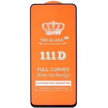 Защитное стекло 111D FULL GLUE для SAMSUNG Galaxy A80 2019 (SM-A805), A90 2019 (SM-A905), цвет окантовки черный
