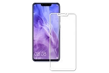 Защитное стекло 5D для HUAWEI Honor PLAY, Nova 3, Nova 3i, Mate 20 lite, цвет окантовки белый.
