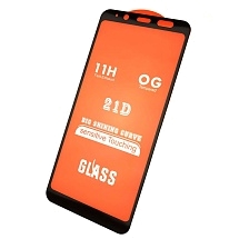 Защитное стекло 21D для SAMSUNG Galaxy A6 2018 (SM-A600), J6 2018 (SM-J600), цвет окантовки черный Защитное стекло 21D для SAMSUNG Galaxy A6 2018 (SM-A600), J6 2018 (SM-J600), цвет окантовки черный