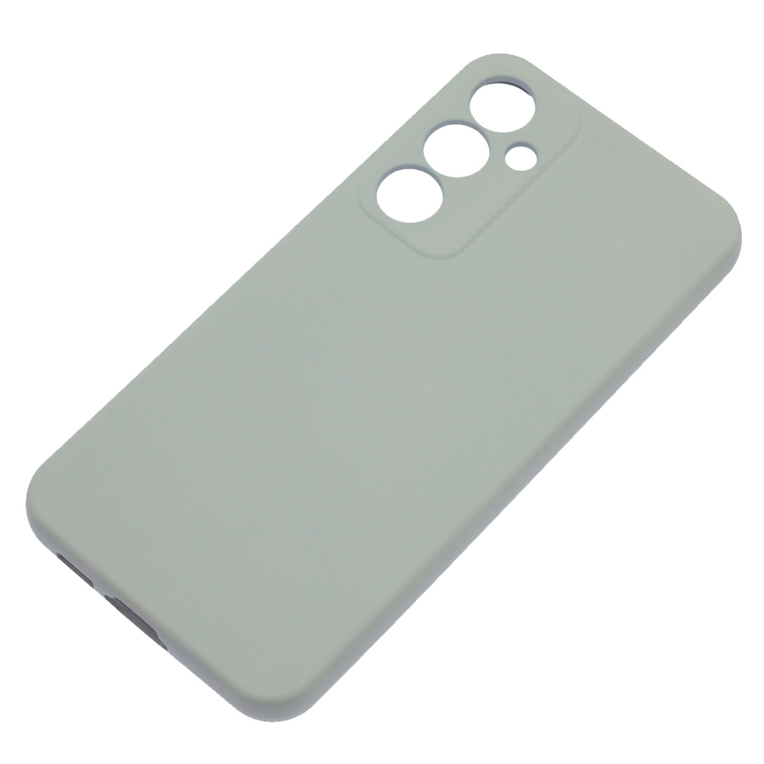 Чехол накладка Silicon Cover для SAMSUNG Galaxy S23 FE, защита камеры, силикон, бархат, цвет серый Чехол накладка Silicon Cover для SAMSUNG Galaxy S23 FE, защита камеры, силикон, бархат, цвет серый