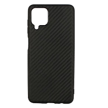 Чехол накладка для SAMSUNG Galaxy A12 (SM-A125), M12 (SM-M127F), силикон, карбон, цвет черный Чехол накладка для SAMSUNG Galaxy A12 (SM-A125), M12 (SM-M127F), силикон, карбон, цвет черный