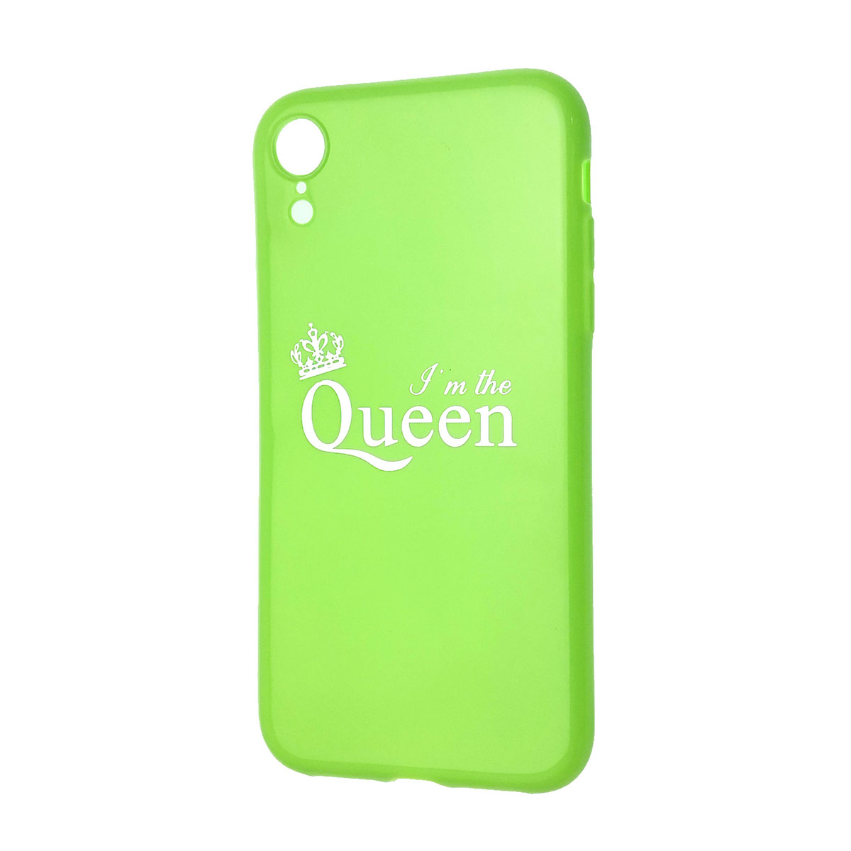 Чехол накладка для APPLE iPhone XR, силикон, глянцевый, рисунок Queen.