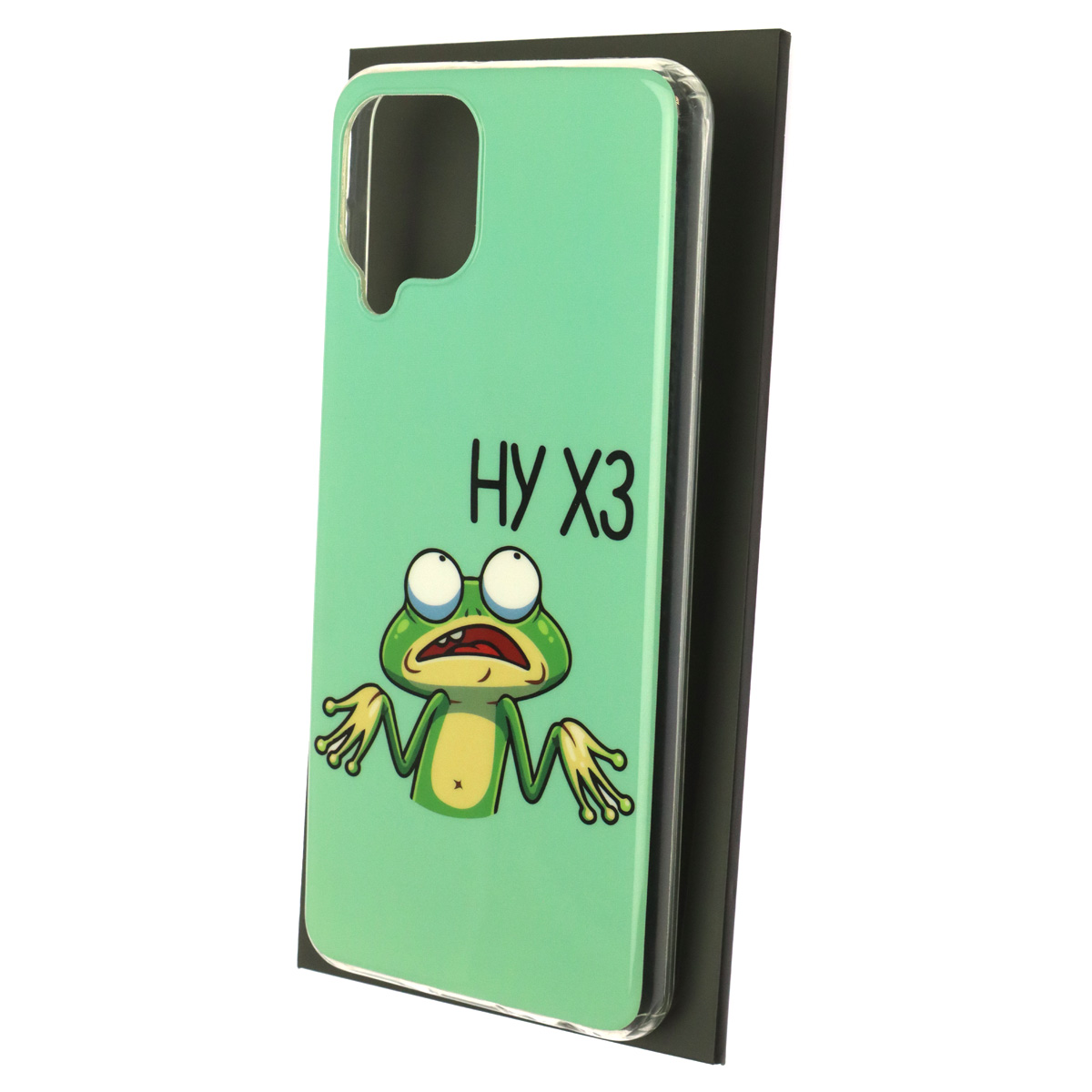 Чехол накладка для SAMSUNG Galaxy A22 4G (SM-A225F), M22 (SM-M225F), M32 (SM-M325F), силикон, рисунок НУ ХЗ