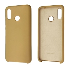 Чехол накладка Silicon Cover для HUAWEI Nova 3, силикон, бархат, цвет горчичный.