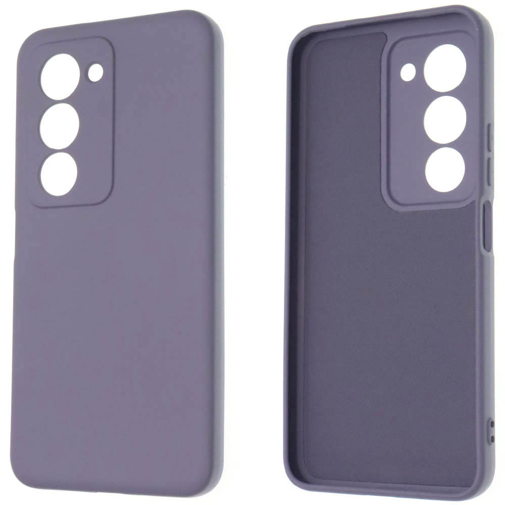 Чехол накладка NANO для XIAOMI Redmi 15 4G, защита камеры, силикон, бархат, цвет космический серый