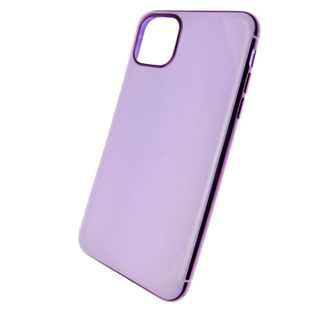 Чехол накладка для APPLE iPhone 11 Pro MAX 2019, силикон, глянец, цвет сиреневый.